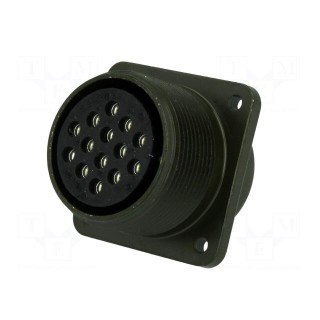 Connector: circular | Series: DS/MS | socket | female | PIN: 14 | 13A