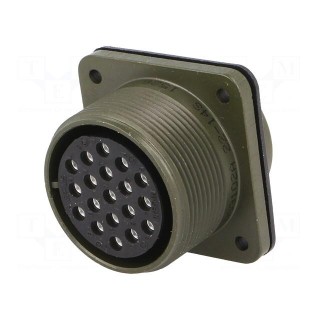 Connector: circular | Series: DS/MS | socket | female | PIN: 19 | 13A