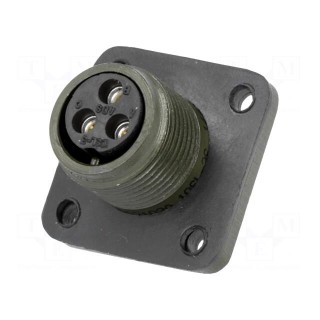 Connector: circular | Series: DS/MS | socket | female | PIN: 3 | 13A