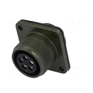 Connector: circular | Series: DS/MS | socket | female | PIN: 5 | 13A