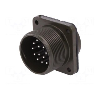 Connector: circular | size 20 | MS/DS | aluminium alloy | olive | male