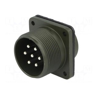 Connector: circular | Series: DS/MS | socket | male | PIN: 7 | soldering
