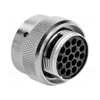 Connector: circular | Series: RT360 | plug | female | for cable | PIN: 19