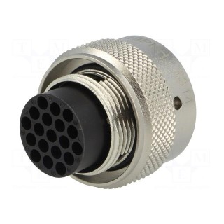 Connector: circular | Series: RT360 | plug | male | for cable | PIN: 19