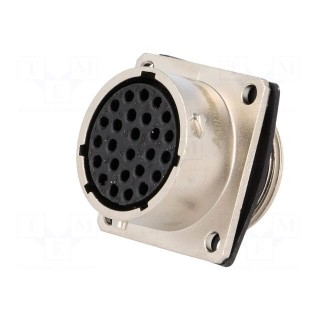 Connector: circular | Series: RT360 | socket | female | crimped | PIN: 26