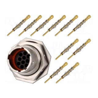 Connector: circular | Series: RT360 | socket,plug | male | crimped