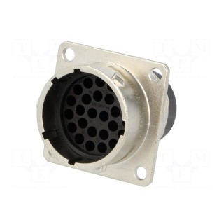 Connector: circular | Series: RT360 | socket | male | crimped | PIN: 26