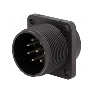Connector: circular | socket | CM | IP67 | PIN: 8 | male | 10A | 50V | 1.5mm2