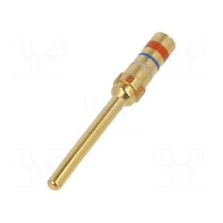 Contact | male | 20 | copper alloy | gold-plated | 0.2÷0.6mm2 | bulk