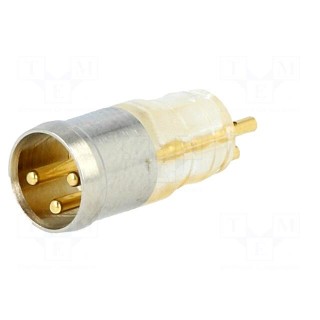 Connector: circular | male | PIN: 3 | for molding,for cable | 3A | 60V