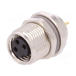 Connector: M8 | female | PIN: 3 | unshielded | socket | IP67 | 60V
