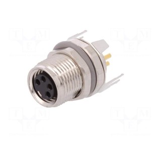 Connector: M8 | female | PIN: 4 | socket | IP67 | 30V | Polarisation: A