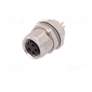 Connector: M8 | female | PIN: 4 | unshielded | socket | IP67 | 30V