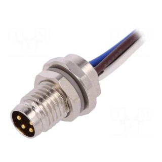 Connector: M8 | Len: 0.2m | male | PIN: 4 | socket | IP67 | 30V