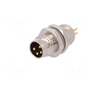 Connector: M8 | male | PIN: 4 | unshielded | socket | IP67 | 30V | 2.5÷3.5mm