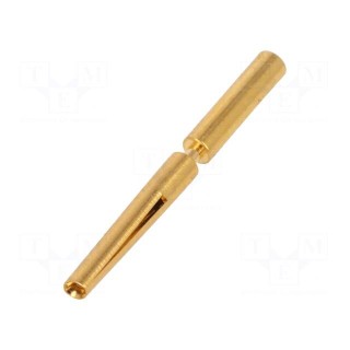 Contact | female | gold-plated | 0.08÷0.22mm2 | crimped | for cable