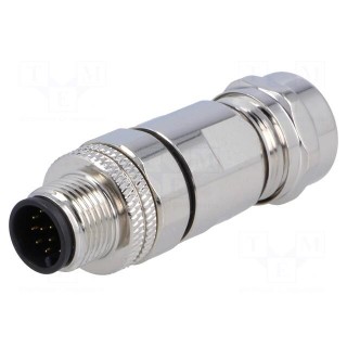 Plug | M12 | PIN: 12 | male | A code-DeviceNet / CANopen | for cable