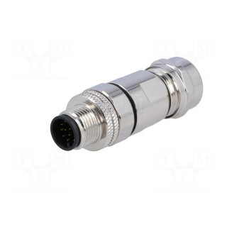 Plug | M12 | PIN: 12 | male | A code-DeviceNet / CANopen | for cable