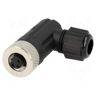 Plug | M12 | PIN: 3 | female | A code-DeviceNet / CANopen | for cable
