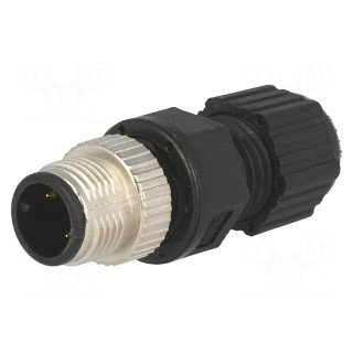 Plug | M12 | PIN: 3 | male | A code-DeviceNet / CANopen | for cable