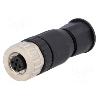 Plug | M12 | PIN: 4 | female | A code-DeviceNet / CANopen | for cable