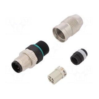 Plug | M12 | PIN: 4 | male | A code-DeviceNet / CANopen | for cable | IDC