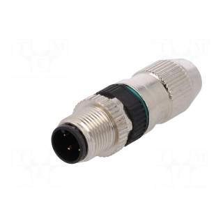 Plug | M12 | PIN: 4 | male | A code-DeviceNet / CANopen | for cable | IDC