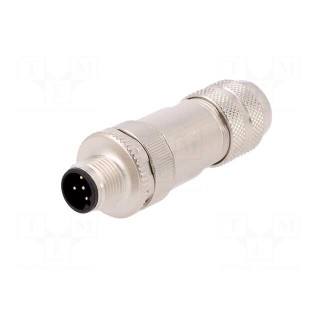 Plug | M12 | PIN: 5 | male | B code-Profibus | for cable | screw terminal