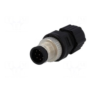 Plug | M12 | PIN: 8 | male | A code-DeviceNet / CANopen | for cable