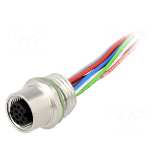 Socket | M12 | PIN: 12 | female | A code-DeviceNet / CANopen | cables