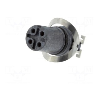 Socket | M12 | PIN: 4 | female | A code-DeviceNet / CANopen | on PCBs