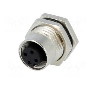 Socket | M12 | PIN: 4 | female | A code-DeviceNet / CANopen | soldering