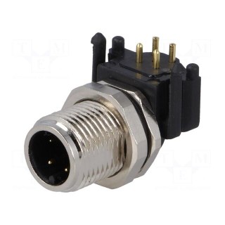 Socket | M12 | PIN: 4 | male | A code-DeviceNet / CANopen | THT | 250V | 4A