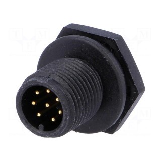 Socket | M12 | PIN: 8 | male | A code-DeviceNet / CANopen | soldering