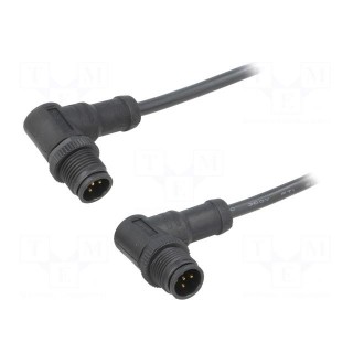 Cable: for sensors/automation | PIN: 4 | M12-M12 | D code-Ethernet
