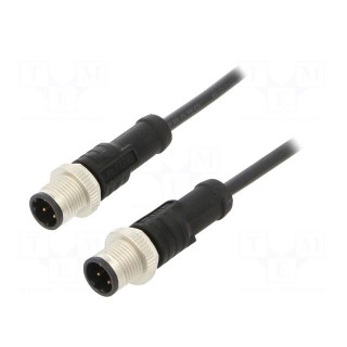 Cable: for sensors/automation | PIN: 4 | M12-M12 | D code-Ethernet