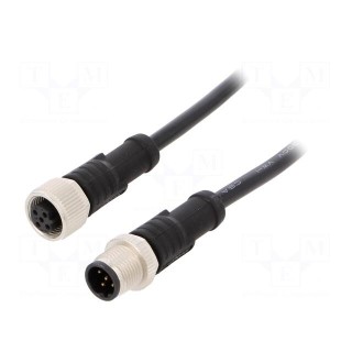 Cable: for sensors/automation | PIN: 5 | M12-M12 | B code-Profibus