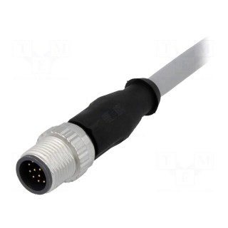 Plug | M12 | PIN: 12 | male | A code-DeviceNet / CANopen | 1.5m | cables