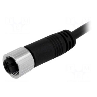 Plug | M12 | PIN: 3 | female | A code-DeviceNet / CANopen | 1m | 250V | 4A