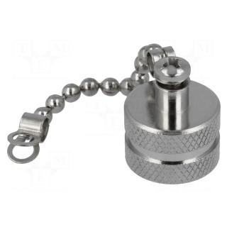 Protection cover | male M12 connectors | IP67 | metal | chain