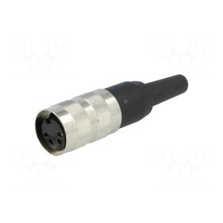 Connector: M16 | plug | female | soldering | for cable | PIN: 2 | 5A | 300V