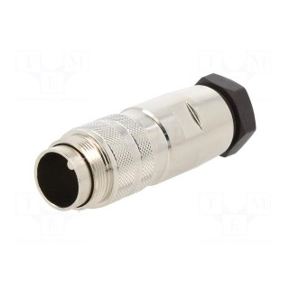 Connector: M16 | plug | male | soldering | for cable | PIN: 7 | 7A | 300V