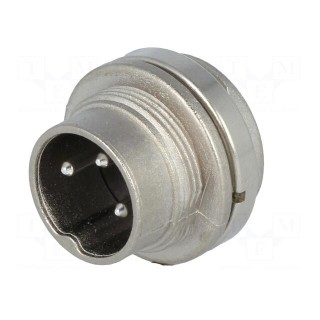 Connector: M16 | socket | male | soldering | PIN: 3 | 5A | 300V | IP40