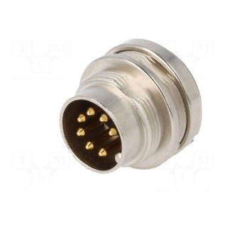 Connector: M16 | socket | male | soldering | PIN: 7 | 5A | 60V | IP40