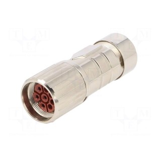 Connector: M23 | contact insert | PIN: 8 | soldering,crimped | 630V