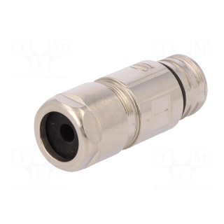 Enclosure: for M23 connectors | for cable | external thread | 3÷7mm