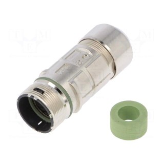 Connector: M23 | for cable | external thread | straight