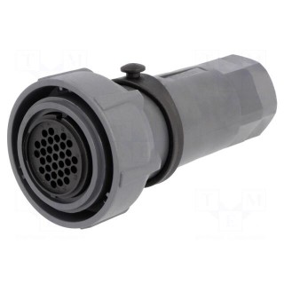 Connector: circular | plug | female | PIN: 32 | w/o contacts | for cable