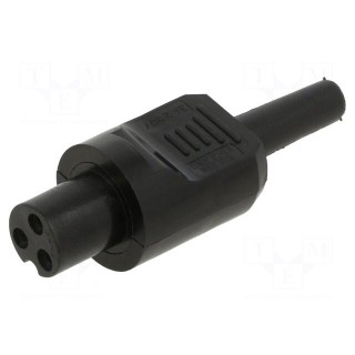 Connector: circular | plug | female | PIN: 6 | for cable | soldering