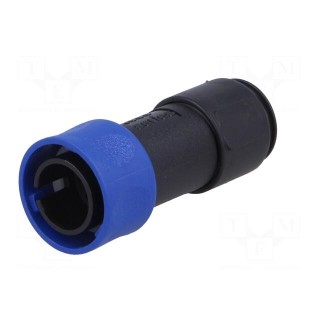 Connector: circular | plug | male | PIN: 10 | w/o contacts | for cable